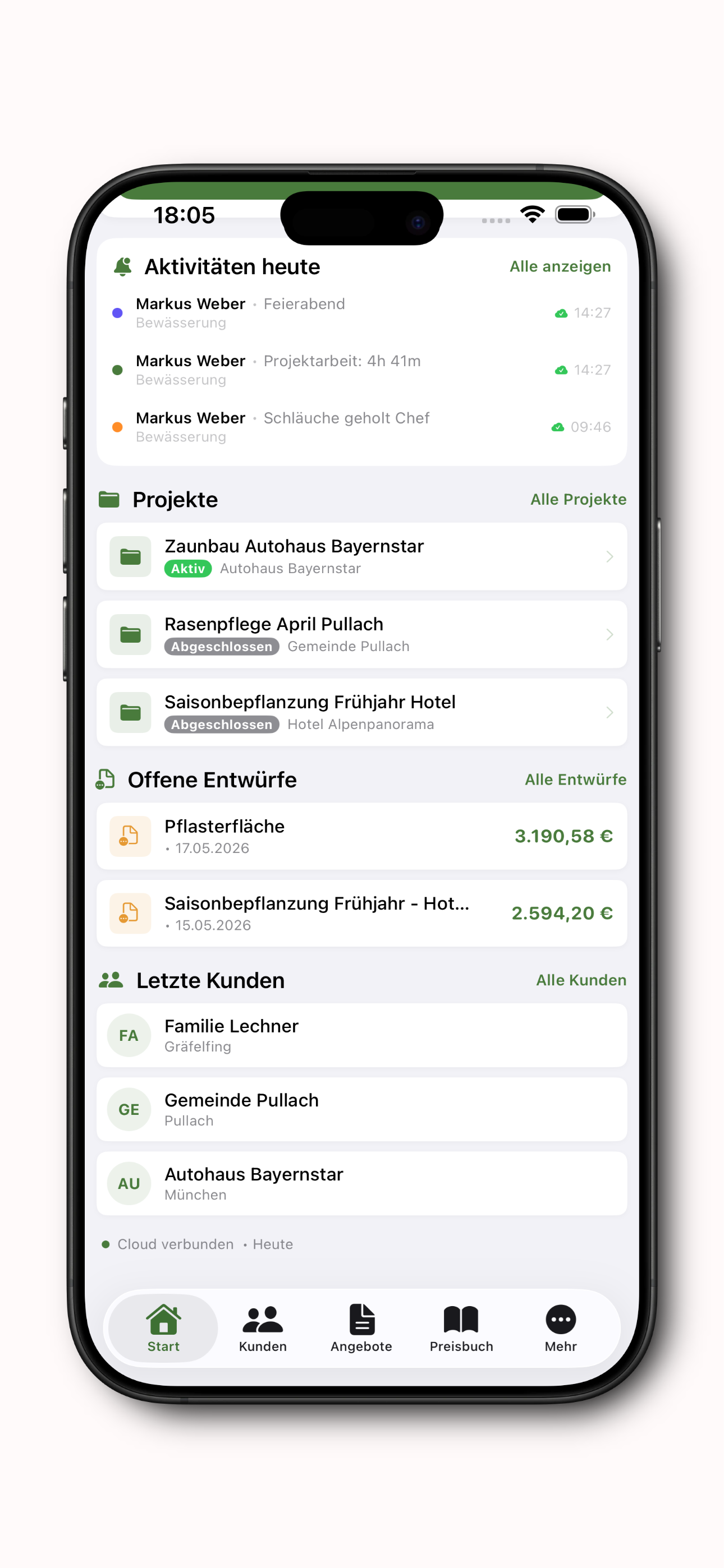 Kontakte statt doppelter Pflege